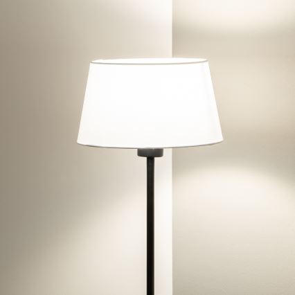 Brilagi - Lampada da terra LED CERIA 1xE27/40W/230V Ø 25 cm bianco/nero