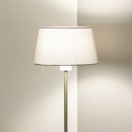 Brilagi - Lampada da terra LED CERIA 1xE27/40W/230V Ø 25 cm grigio/cromo opaco
