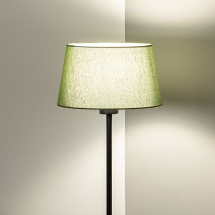 Brilagi - Lampada da terra LED CERIA 1xE27/40W/230V Ø 25 cm verde/nera