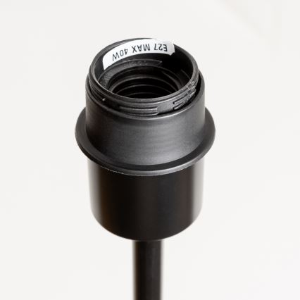 Brilagi - Lampada da terra LED CERIA 1xE27/40W/230V Ø 30 cm bianco/nero