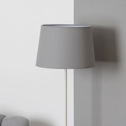 Brilagi - Lampada da terra LED CERIA 1xE27/40W/230V Ø 30 cm grigio/bianco