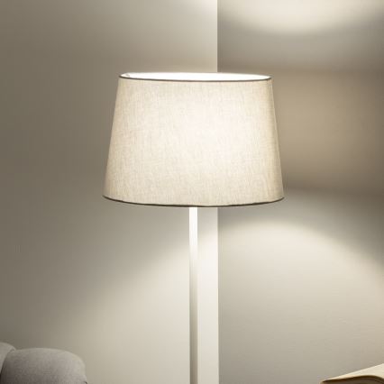 Brilagi - Lampada da terra LED CERIA 1xE27/40W/230V Ø 30 cm grigio/bianco