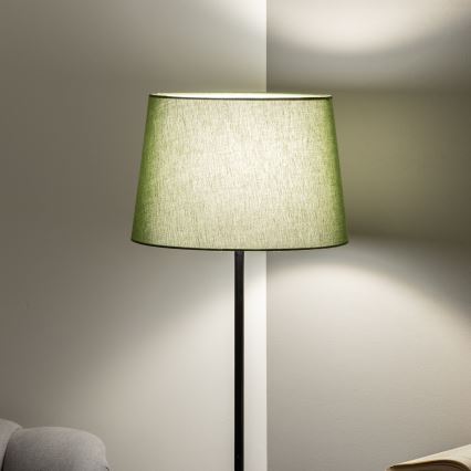 Brilagi - Lampada da terra LED CERIA 1xE27/40W/230V Ø 30 cm verde/nero
