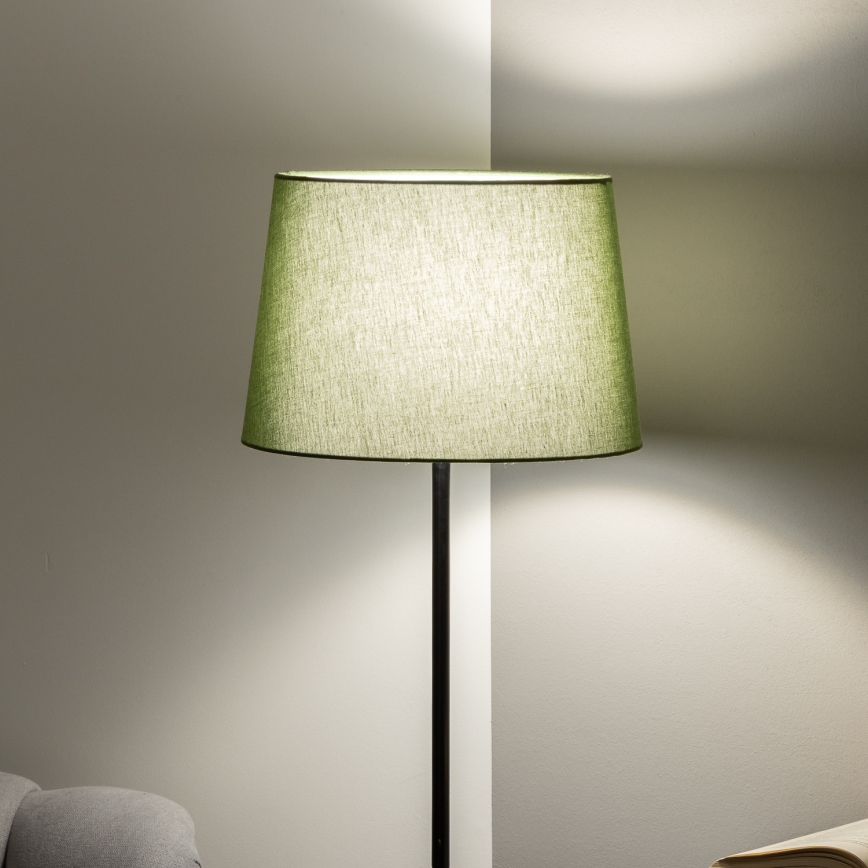 Brilagi - Lampada da terra LED CERIA 1xE27/40W/230V Ø 30 cm verde/nero
