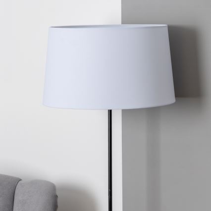 Brilagi - Lampada da terra LED CERIA 1xE27/40W/230V Ø 45 cm bianco/nero