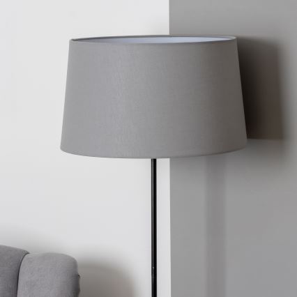 Brilagi - Lampada da terra LED CERIA 1xE27/40W/230V Ø 45 cm grigio/nero