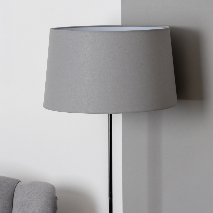 Brilagi - Lampada da terra LED CERIA 1xE27/40W/230V Ø 45 cm grigio/nero