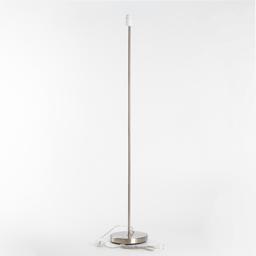 Brilagi - Lampada da terra LED CERIA 1xE27/40W/230V Ø 45 cm nero/cromo opaco