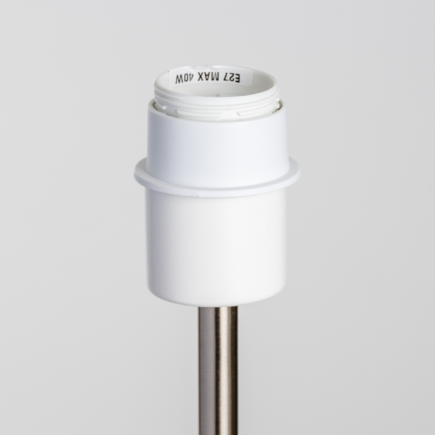 Brilagi - Lampada da terra LED CERIA 1xE27/40W/230V Ø 45 cm nero/cromo opaco