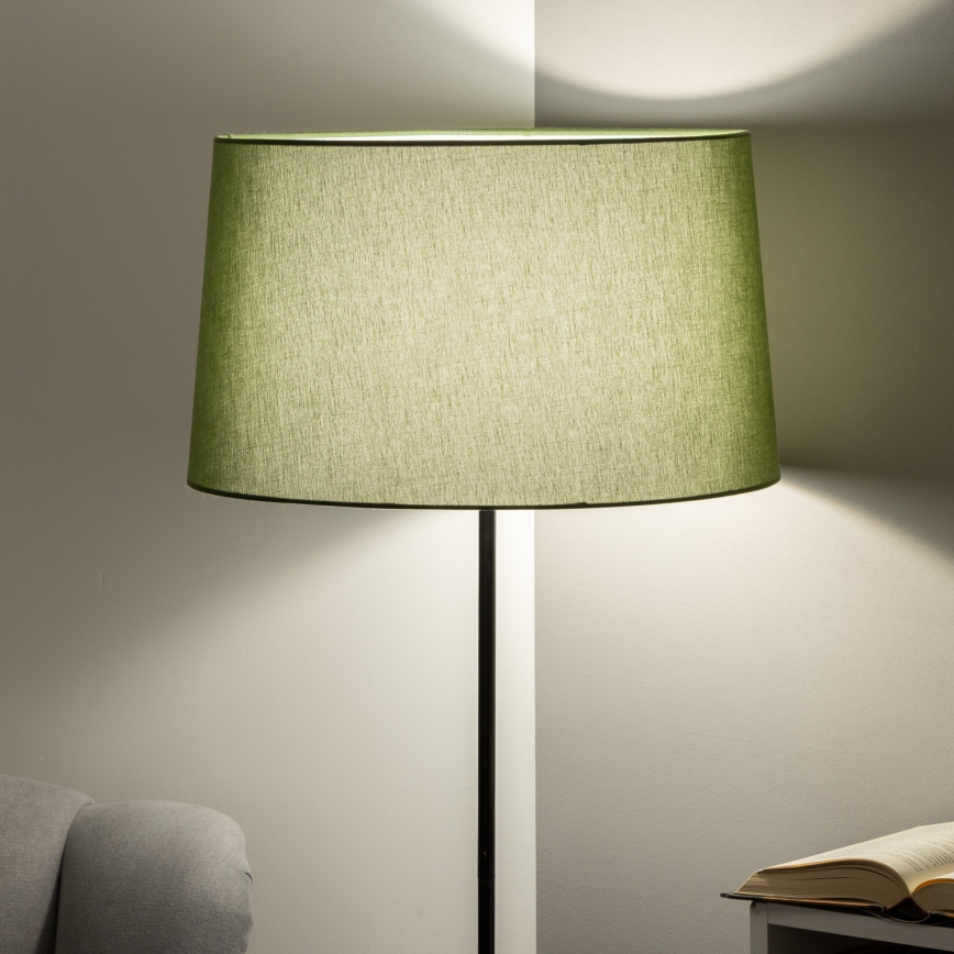 Brilagi - Lampada da terra LED CERIA 1xE27/40W/230V Ø 45 cm verde/nero