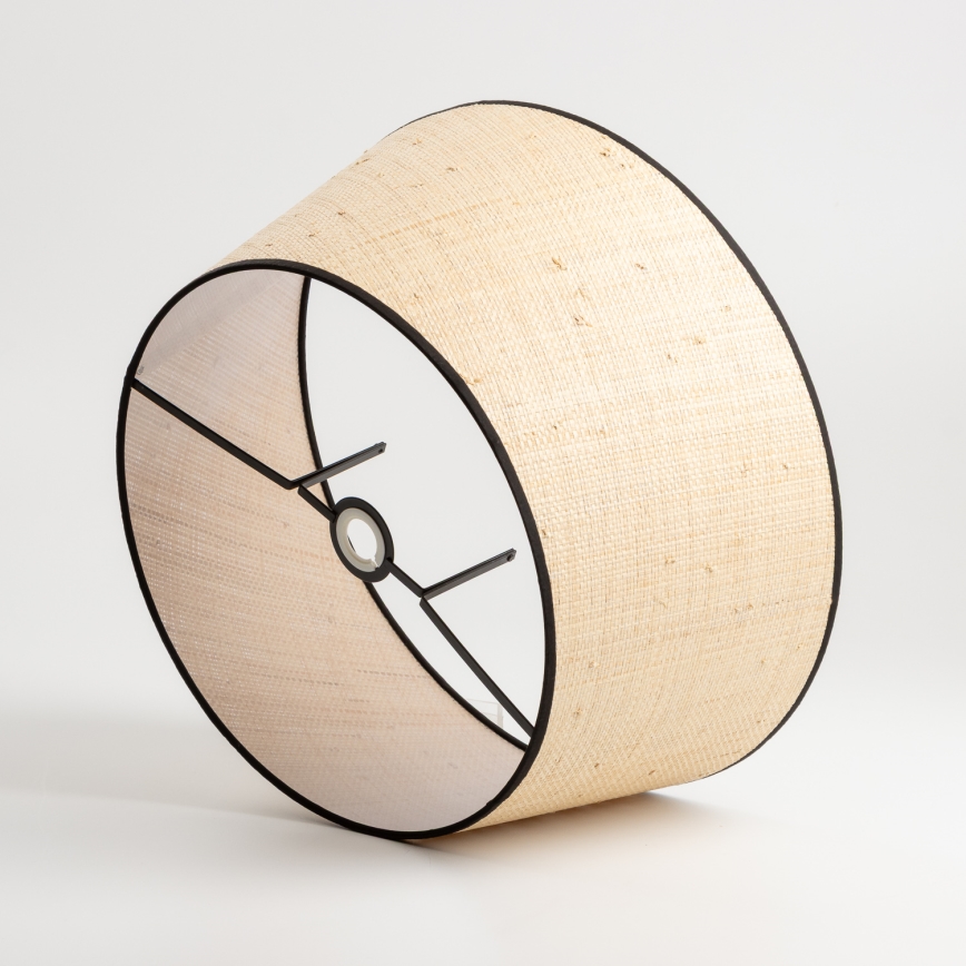 Brilagi - Lampada da terra LED CERIA 1xE27/40W/230V Ø 50 cm beige/cromo opaco