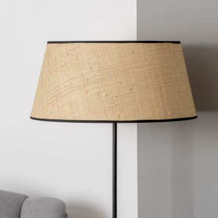 Brilagi - Lampada da terra LED CERIA 1xE27/40W/230V Ø 50 cm beige/nero