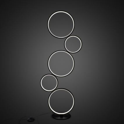 BRILAGI - Lampada da terra LED ECHO LED/36W/230V 4000K 110 cm nera