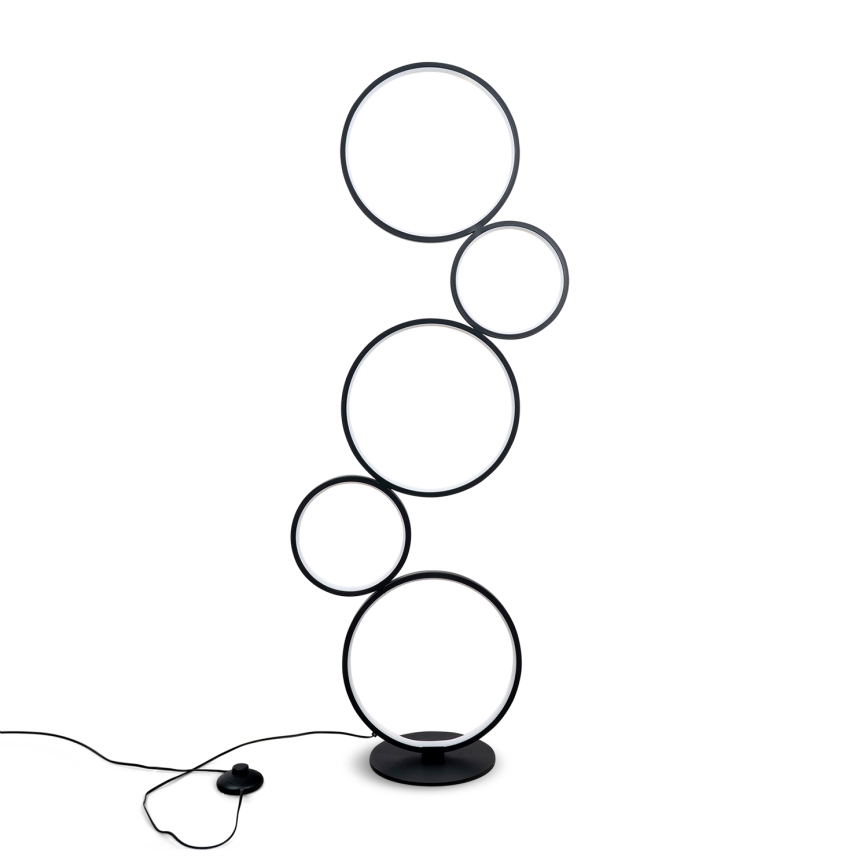BRILAGI - Lampada da terra LED ECHO LED/36W/230V 4000K 110 cm nera