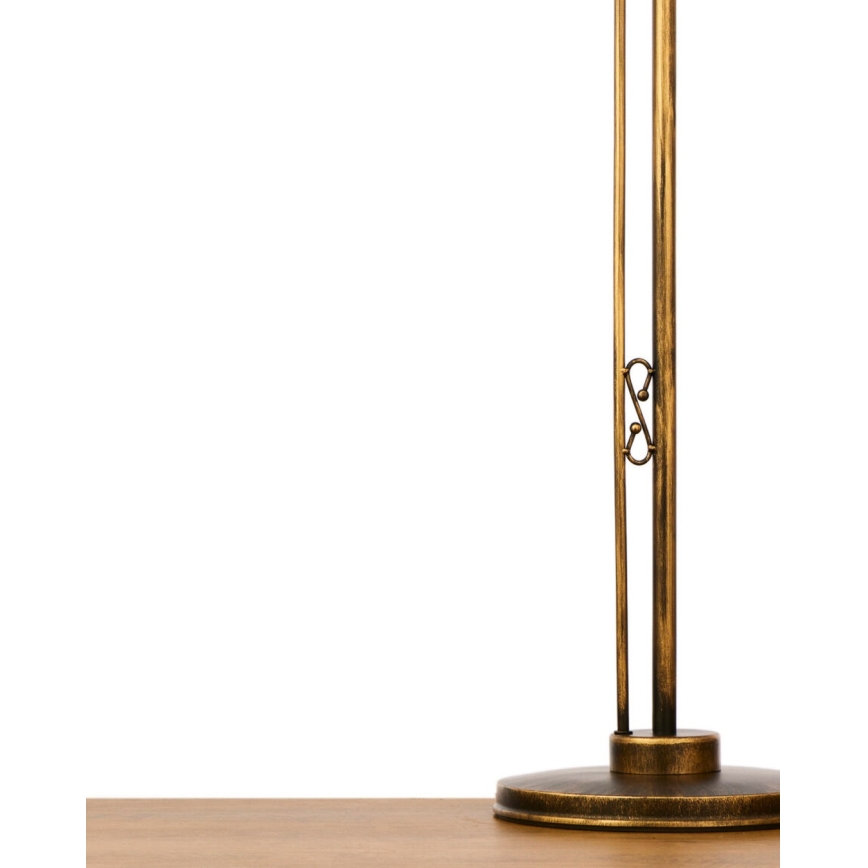 Brilagi - Lampada da terra MOLLERO 1xE27/15W/230V bronzo/patina