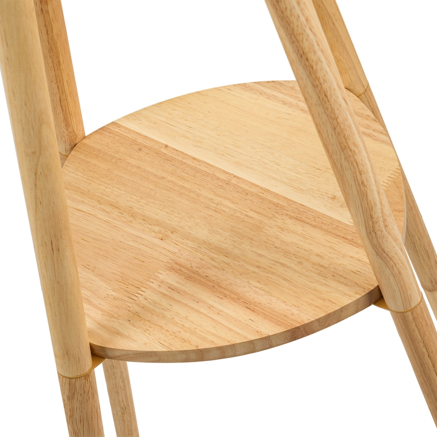 Brilagi - Lampada da terra NORDIC WAVE 1xE27/15W/230V legno di hevea/lino