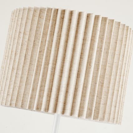 Brilagi - Lampada da terra NORDIC WAVE 1xE27/15W/230V lino/bianco