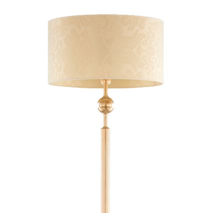 Brilagi - Lampada da terra SAPHIRE 1xE27/15W/230V crema/oro/patina