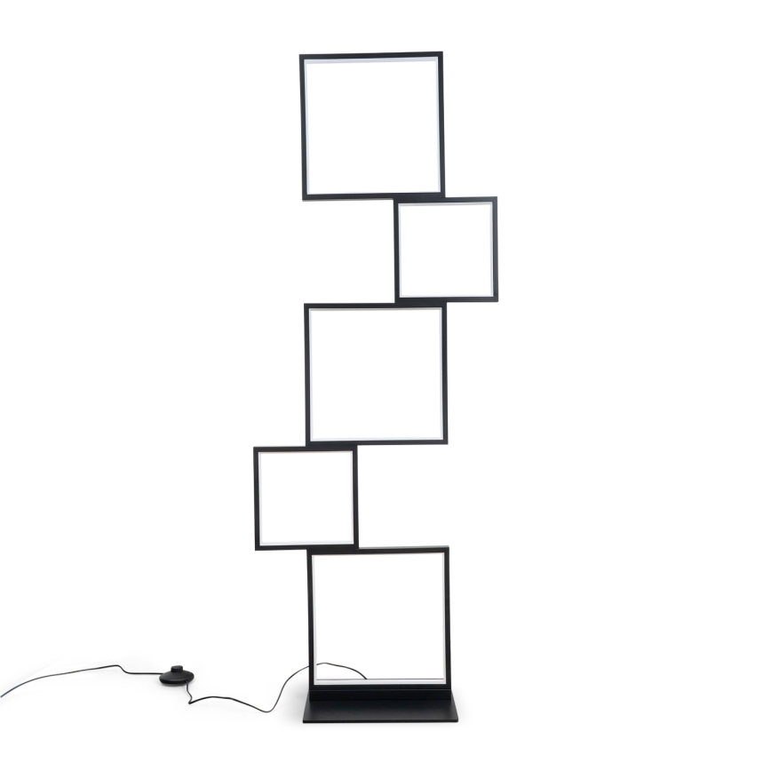 BRILAGI - Lampada da terra SHIFT LED/36W/230V 4000K 123 cm nera