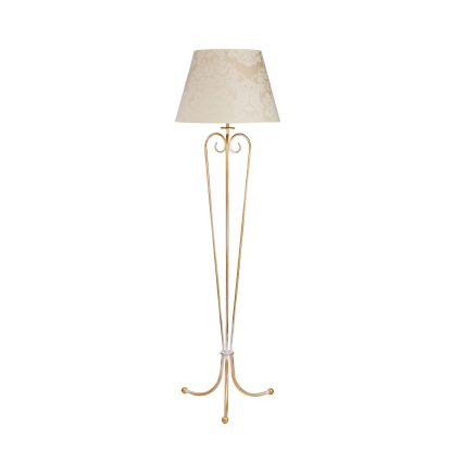 Brilagi - Lampada da terra SONIA 1xE27/15W/230V crema/patina