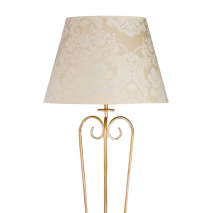 Brilagi - Lampada da terra SONIA 1xE27/15W/230V crema/patina