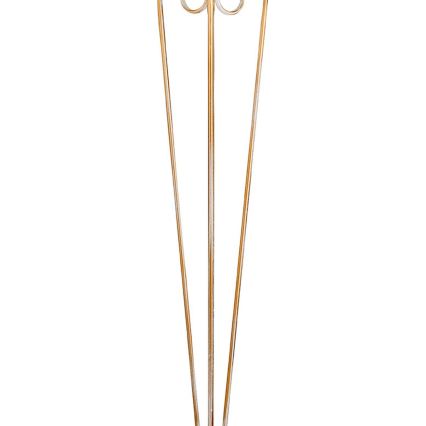 Brilagi - Lampada da terra SONIA 1xE27/15W/230V crema/patina