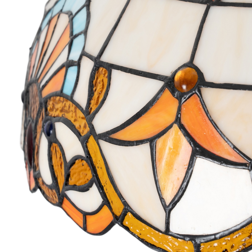 Brilagi - Lampada da terra Tiffany a vetri colorati MIRABELLA 2xE27/60W/230V