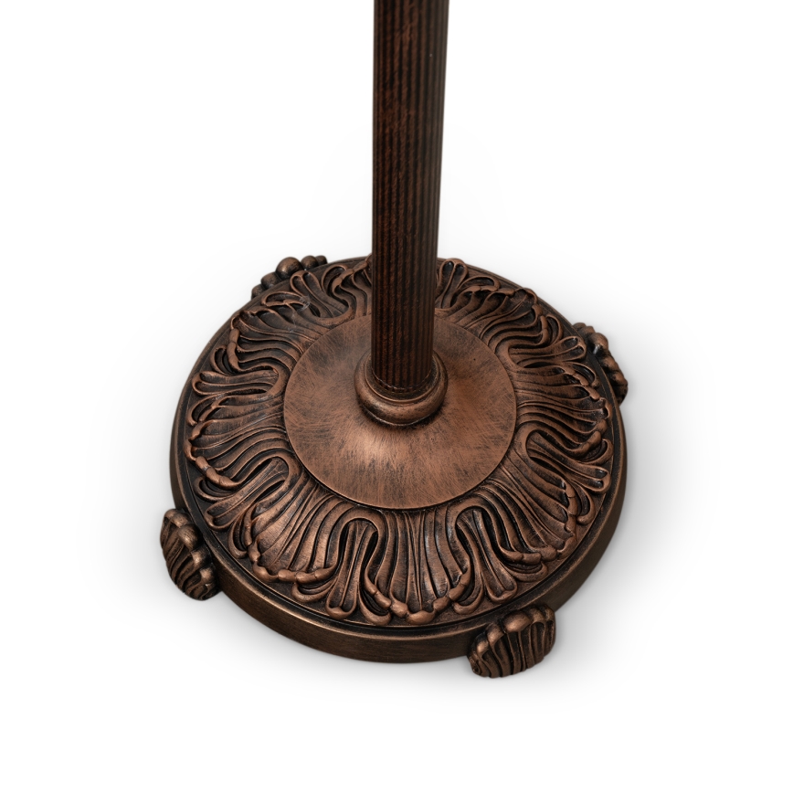 Brilagi - Lampada da terra Tiffany a vetri colorati MIRABELLA 2xE27/60W/230V