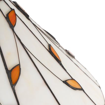 Brilagi - Lampada da terra Tiffany in vetro colorato FOLIA 2xE27/60W/230V