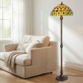 BRILAGI - Lampada da terra Tiffany MARGARET 2xE27/60W/230V