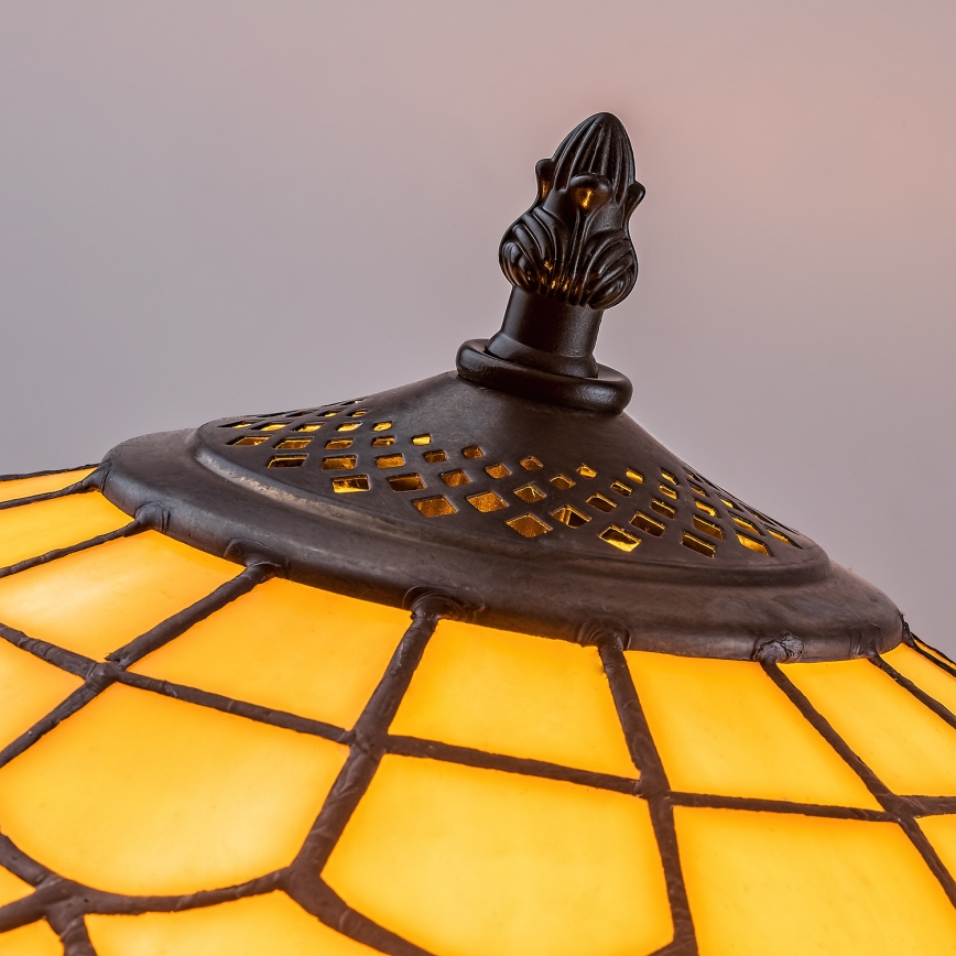 Brilagi - Lampada da terra Tiffany MARGARET 2xE27/60W/230V