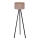 Brilagi - Lampada da terra VELVET 1xE27/60W/230V wengé/beige
