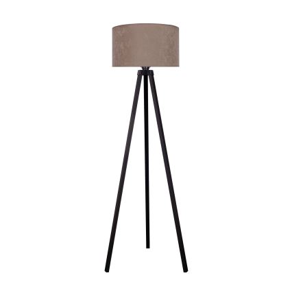 Brilagi - Lampada da terra VELVET 1xE27/60W/230V wengé/beige