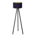 Brilagi - Lampada da terra VELVET 1xE27/60W/230V wengé/blu