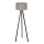Brilagi - Lampada da terra VELVET 1xE27/60W/230V wengé/grigio