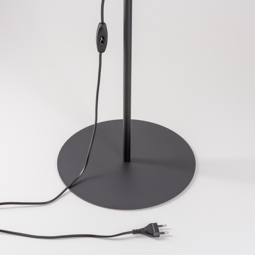 Brilagi - Lampada da terra VULCANO 3xG9/8W/230V nero/nero fumé