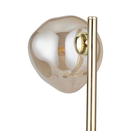Brilagi - Lampada da terra VULCANO 3xG9/8W/230V oro/beige fumé