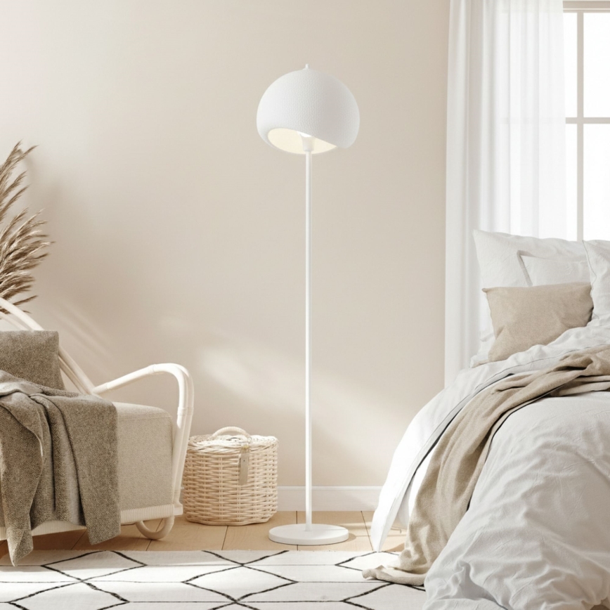 Brilagi - Lampada da terra WABI SABI 1xE27/40W/230V bianca