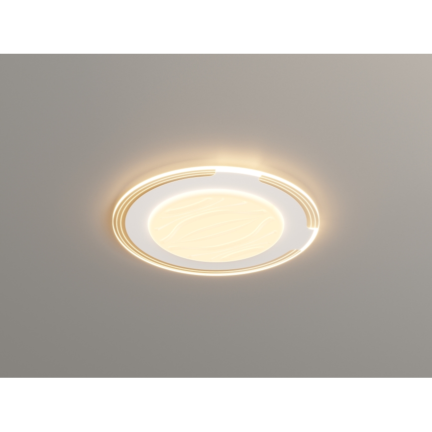 Brilagi - Plafoniera dimmerabile a LED ORELIS LED/80W/230V 3000-6000K diam. 50 cm + telecomando incluso