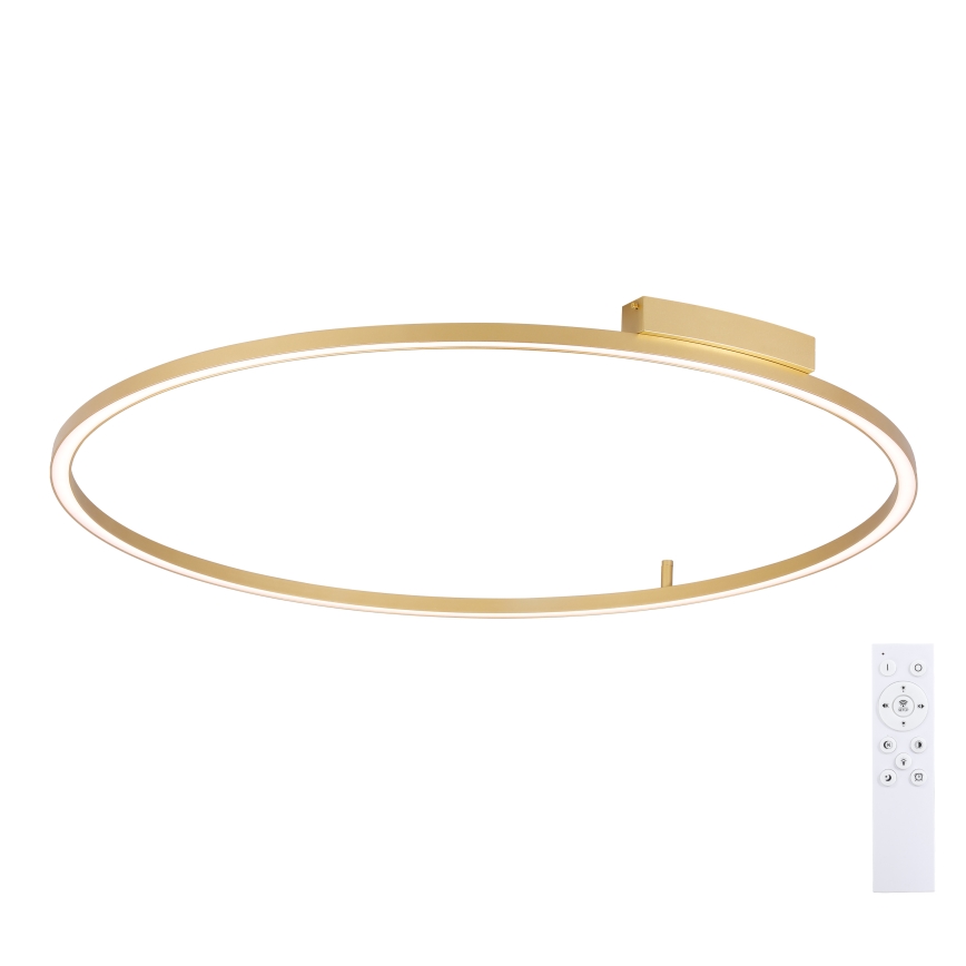 Brilagi - Plafoniera a LED dimmerabile PORTOFINO LED/85W/230V 3000-6000K Ø 120 cm oro + telecomando