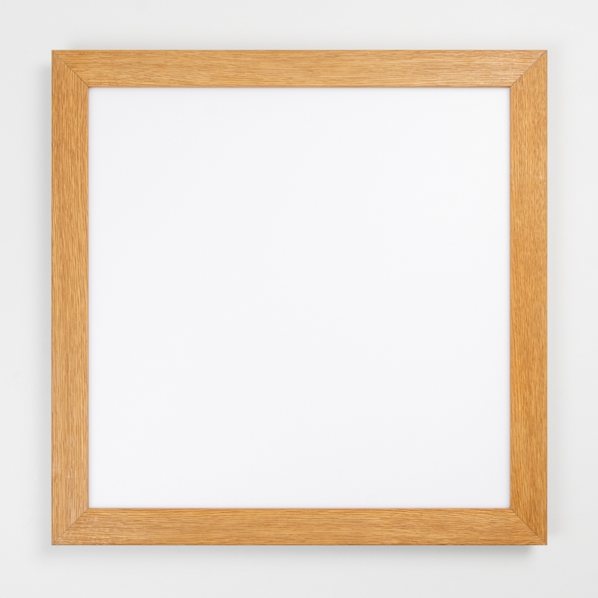 Brilagi - Plafoniera LED dimmerabile SLIMFRAME WOOD LED/58W/230V 64x64 cm 3000-6000K marrone + telecomando
