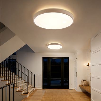 Brilagi - Plafoniera LED dimmerabile GLASS POOL DOUBLE LED/80W/230V 3000-6000K 60 cm beige + telecomando