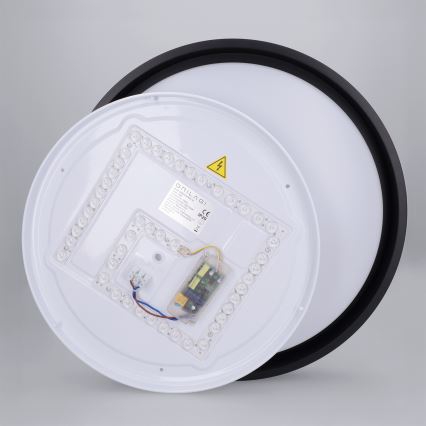 Brilagi - Plafoniera LED dimmerabile MATTEO LED/48W/230V 3000-6500K Ø 41 cm nera + telecomando
