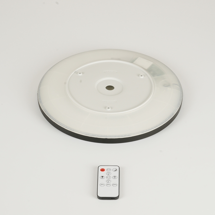 Brilagi - Lampada da soffitto dimmerabile a LED ULTRA SLIM LED/18W/230V 2700-6500K diam. 30 cm nero + telecomando