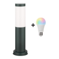 Brilagi - Lampada esterna dimmerabile LED RGBW 1xE27/9W/230V 2700–6500K IP44 40 cm antracite