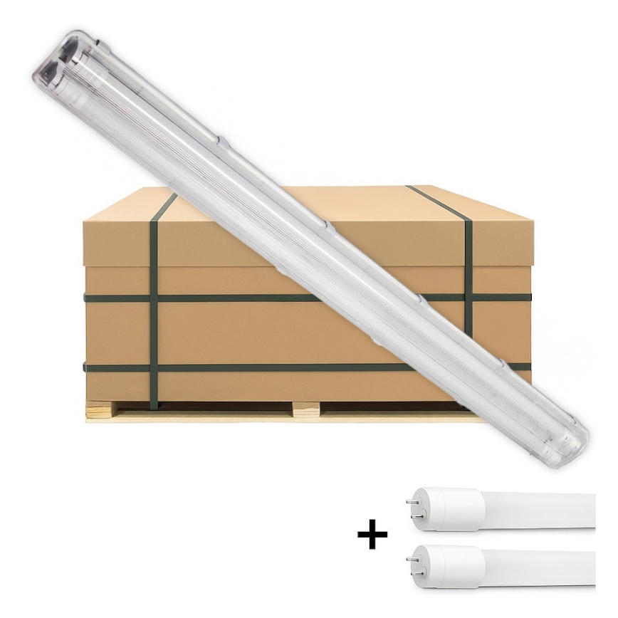 Brilagi - Lampada fluorescente tecnica a LED OPTIMA T8 2xG13/18W/230V 4000K IP65 128 cm - pallet da 110 pezzi