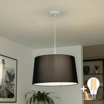 Brilagi - Lampada LED a sospensione con cavo CERIA 1xE27/40W/230V Ø 45 cm nero