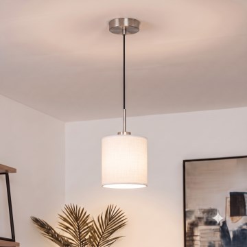 Brilagi - Lampada LED a sospensione con cavo NUBILA 1xE27/60W/230V Ø 14 cm nero/bianco
