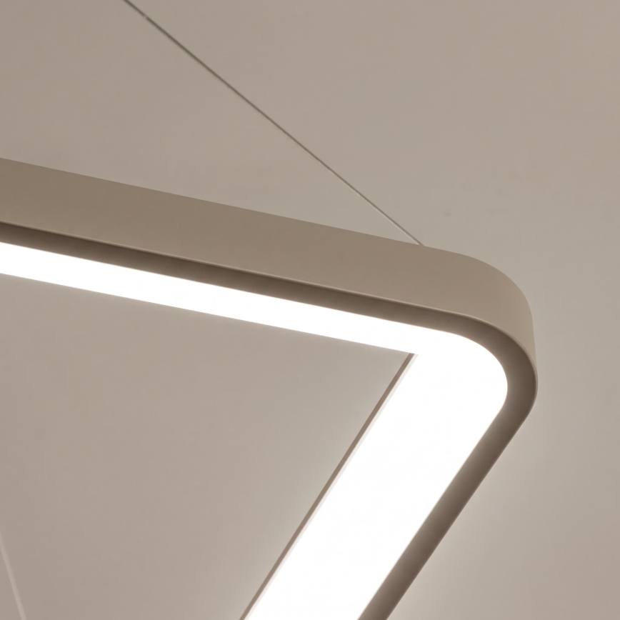 BRILAGI - LED Lampadario dimmerabile a cavo FALCON SLIM LED/50W/230V 3000-6500K 50x50 cm beige + telecomando