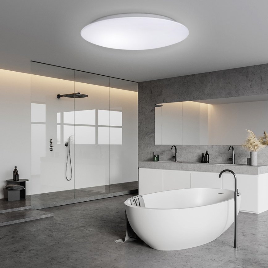 Brilagi - Plafoniera da soffitto LED per bagno con sensore VESTAS LED/45W/230V Ø 48 cm 4000K IP54
